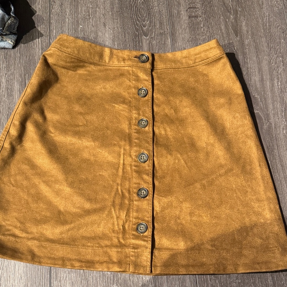 Abercrombie suede skirt